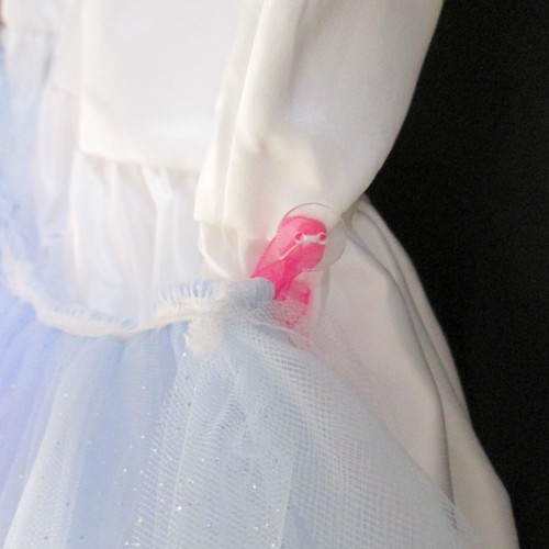 Unicorn Princess Girl Costume Dress Headband Tulle Train Size 8-10 Small Flaw - Picture 14 of 16
