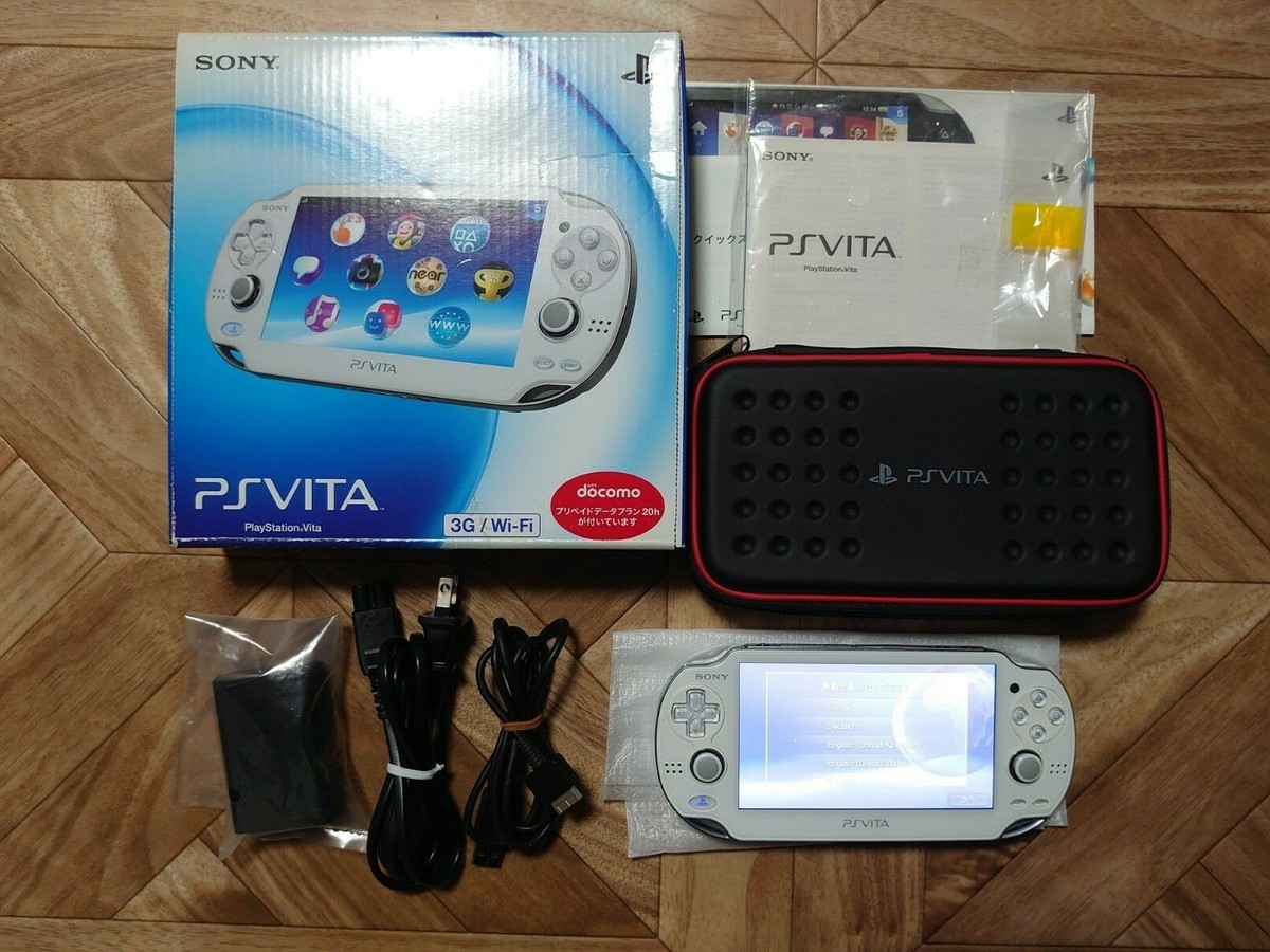 PlayStation Vita Crystal White PCH-1000 1100 3G/Wifi model