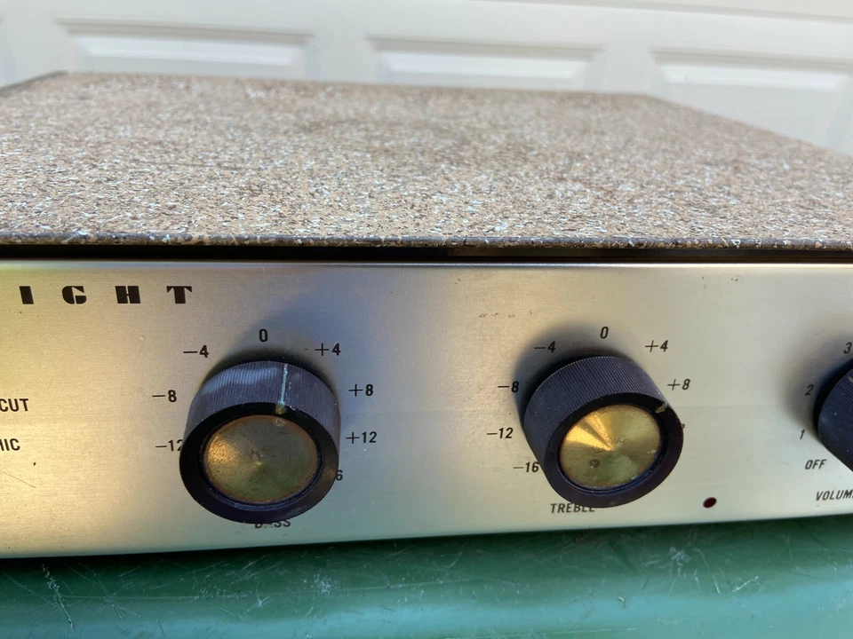 Amplificador de tubo Knight 94SX 700 de colección años 50 mono amplificador 6V6 con perillas para reconstrucción  Foto 3 de 4