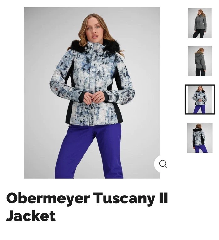 Obermeyer Women's Tuscany II Jacket - Treeline Blue 8, NEW MSRP $279 - Image 3 of 4