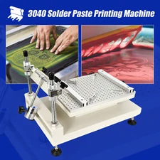 3040 Manual Solder Paste Printer PCB SMT Stencil Printing Platform Machine US