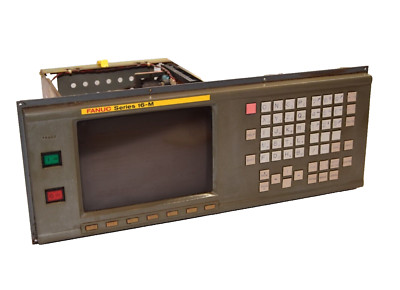 FANUC 9'' CRT/MDI Unit Control Panel A61L-0001-0093 9ETY22 , A02B-0120-C051/MA