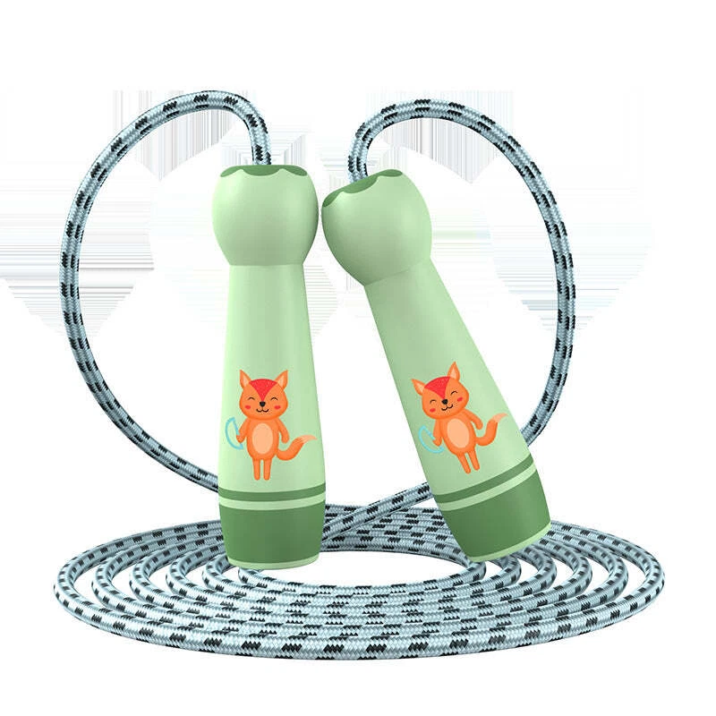 Springseil Perlen Skipping Rope Stoff Seil Übung Sports Fitness Kinder Geschenk - Bild 4 von 4