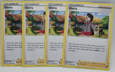 Pokemon -  4x Gloria 141/172 -  Non Holo - Brilliant Stars - NM/M - New