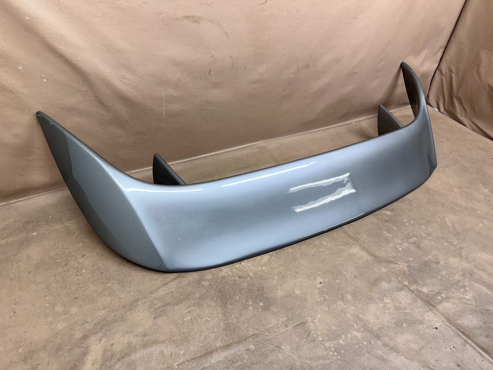 Aston Martin Porsche Ferrari Rear Trunk Spoiler Wing w/ Third Light Fiberglass
