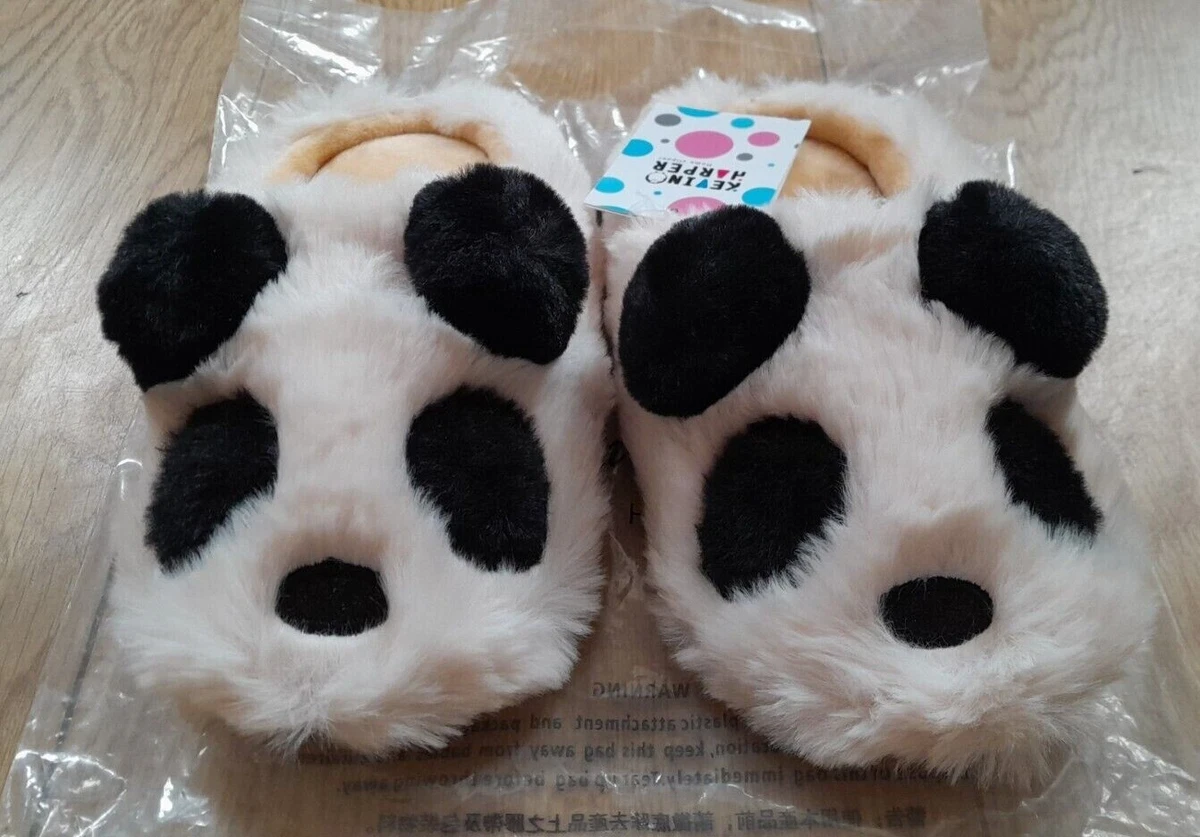Girls shop panda slippers