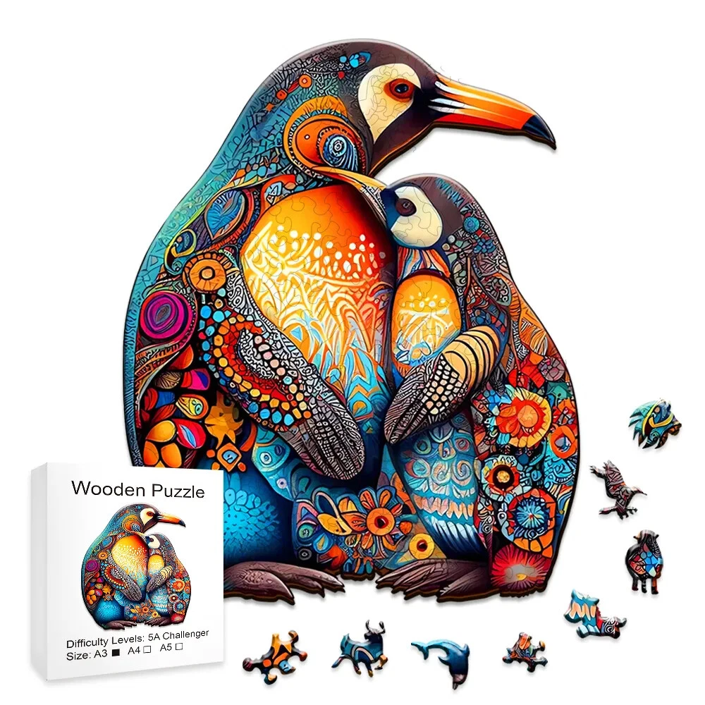 Wooden animal jigsaw puzzles deals