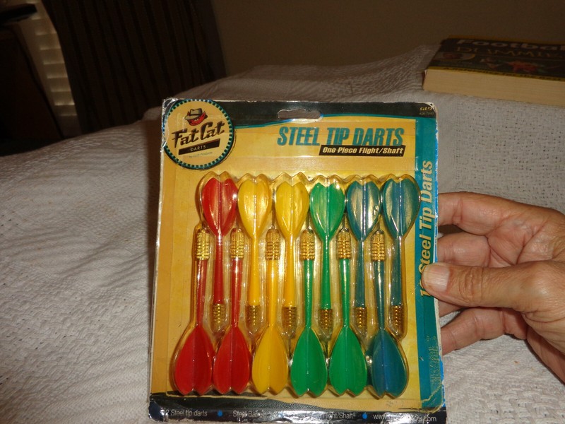 fat cat steel tip darts 12 pack
