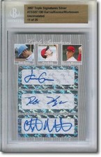 Jaime Garcia * Pete KOZMA * Clayton Mortensen * Autograph Rookie Auto BGS #/25