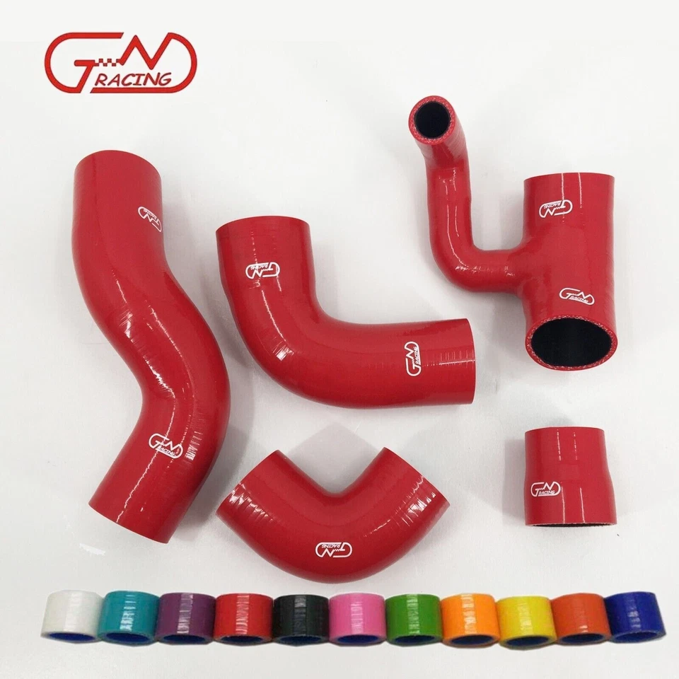 Fit Volvo 850 T5/T5R S70/V70 T5 2.3L 1994-2000 Intercooler Boost Turbo Hose Kit - Image 2 of 4