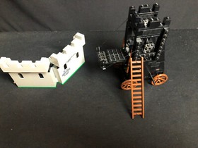 Lego 6061 Siege Tower Castle &rarr; Crusader's Lion Knights Knights Knights from 1984