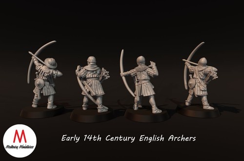 Early 14th Century English Archers - Picture 2 of 6
