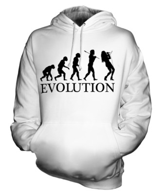 SINGER EVOLUTION OF MAN UNISEX HOODIE MENS WOMENS LADIES GIFT KARAOKE