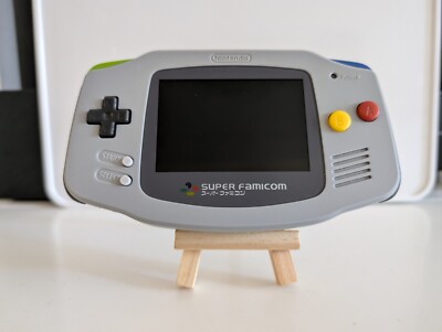 Premium SNES Nintendo Gameboy Advance hintergrundbeleuchteter IPS-Bildschirm GBA V5 Touch-Steuerungen