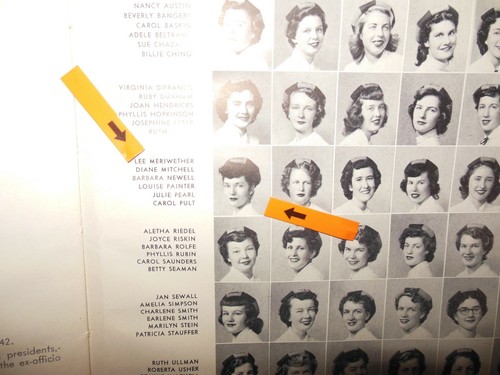 Johnny Mathis/Lee Mariwether Origen 1952 Washington High School Anuario/Califa. - Imagen 3 de 4