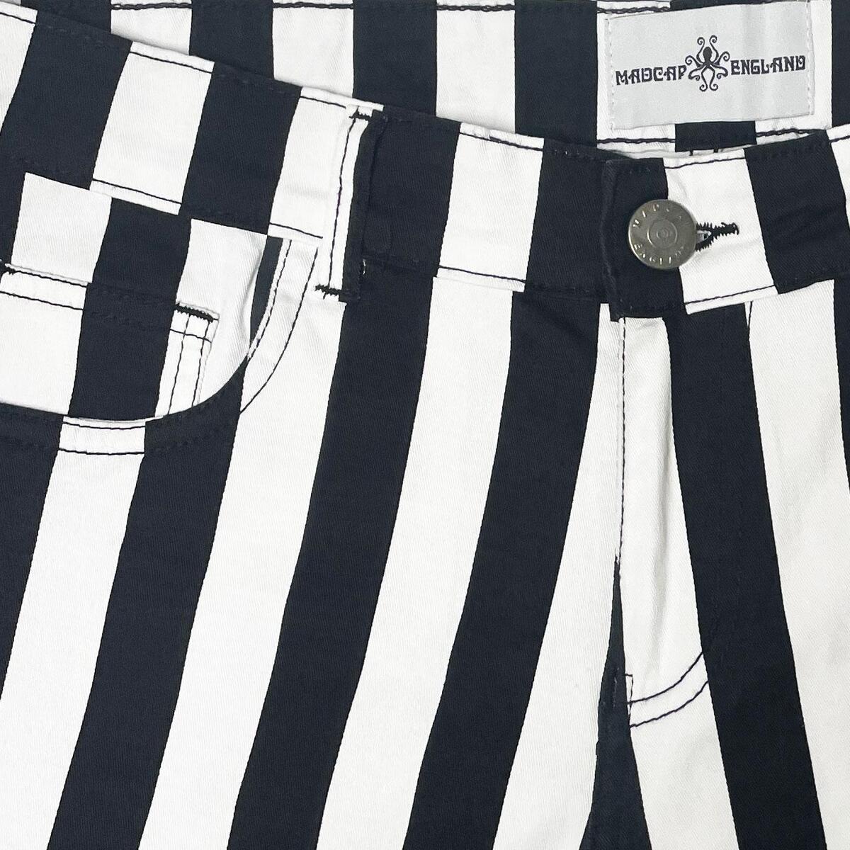 NEW RETRO 60s 70s 80s 90s MOD STRIPE FLARES JEANS NEW RETRO 60s 70s 80s 90s MOD STRIPE FLARES JEANS