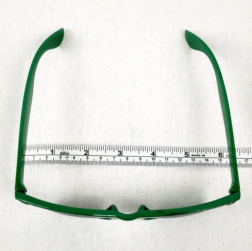 Naked Juice Sunglasses Green Promotional Square Wayfare Style Adult Glasses - Picture 8 of 10