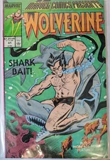Marvel Comics Presents Wolverine # 41 Comic Iron Man Hercules 1989 Shark Bait