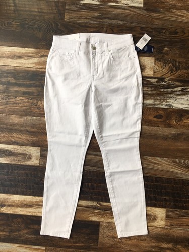 Crown \u0026 Ivy Jeans Womens 6 Short White 