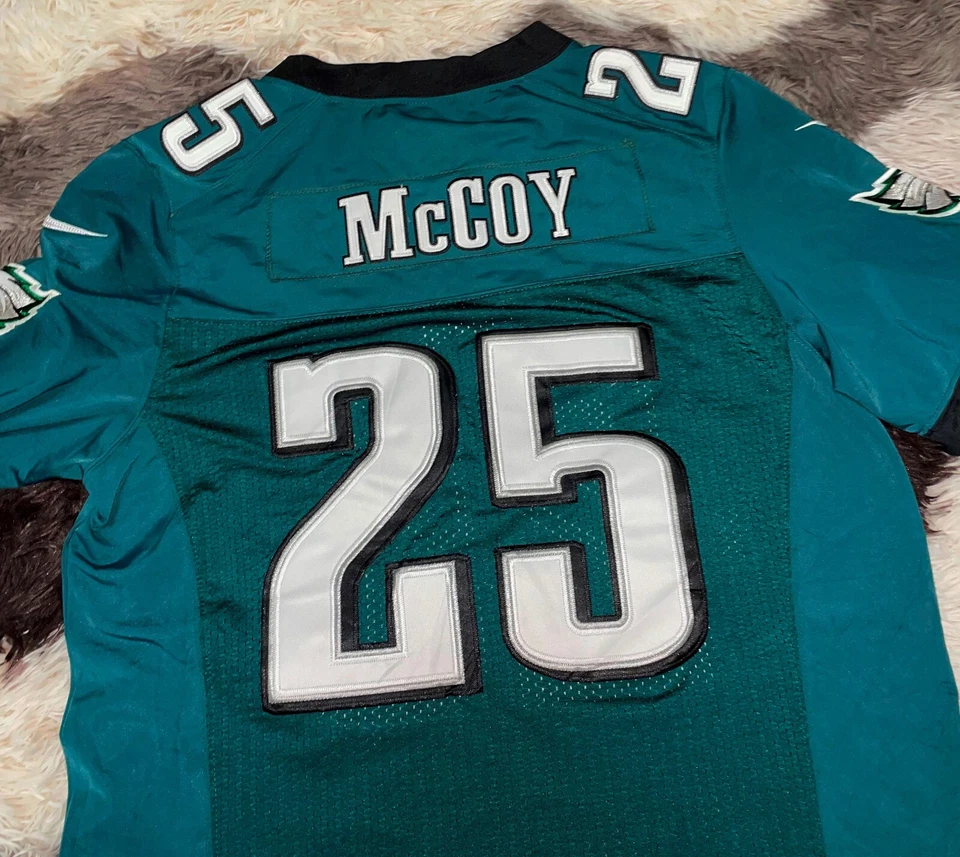 CAMISETA DE FÚTBOL AMERICANO AUTÉNTICA DE LOS PHILADELPHIA EAGLES NFL #16 LEEAN McCOY NIKE 40 Foto 4 de 4