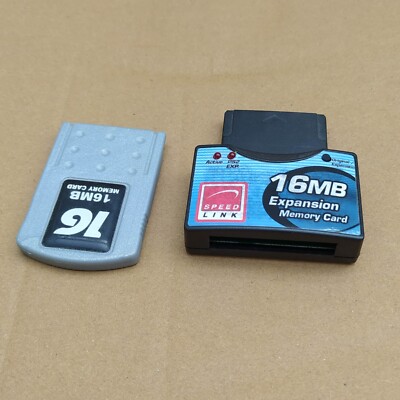 Speed Link Expansion Memory Card 16 MB - Playstation 2 PS2 + 16 MB Memory Extra!