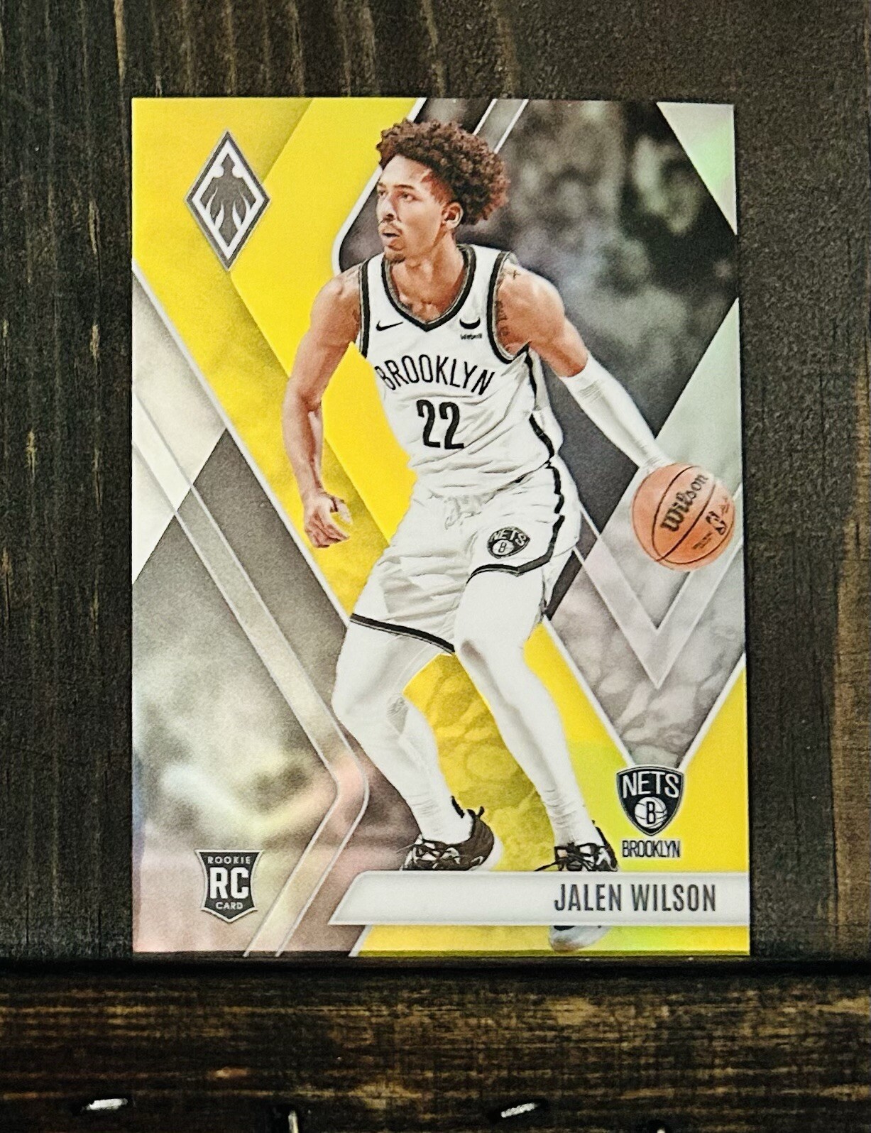 1/2 off 2023 Panini Phoenix-Jalen Wilson #276 Yellow 33/49 (RC) Brooklyn Nets