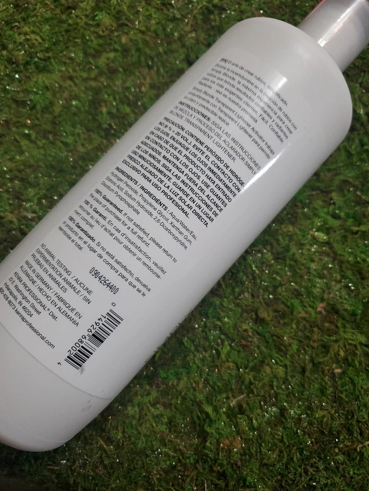 Activador aclarador transparente KENRA SIMPLE RUBIO - 33,8 OZ - NUEVO Foto 3 de 3