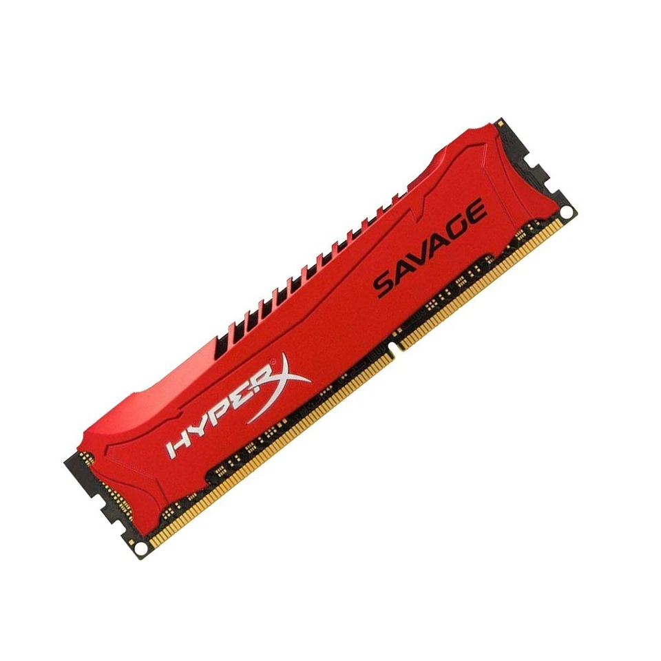 For HyperX SAVAGE 8GB 4GB DDR3 PC3-14900 1866MHz CL11 240Pin Red Desktop RAM 01 - Image 2 of 4