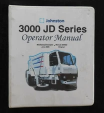 2005 JOHNSTON 3000 JD SERIES STREET SWEEPER BROOM OPERATORS MANUAL JOHN DEERE