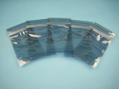 ESD Anti Static Zipper Bags Multi Sizes (Width 1.5'' - 5.7'') x (Length 2.8'' - 7'')