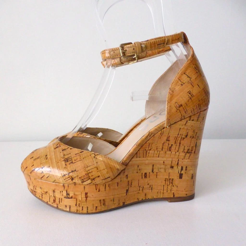 Michael kors on sale cork wedges