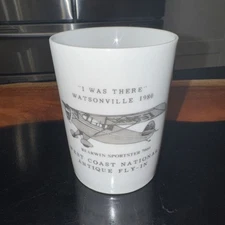 West Coast Ntl Antique Fly-In Watsonville Ca 1980, Vintage Coffee Mug Rearwin