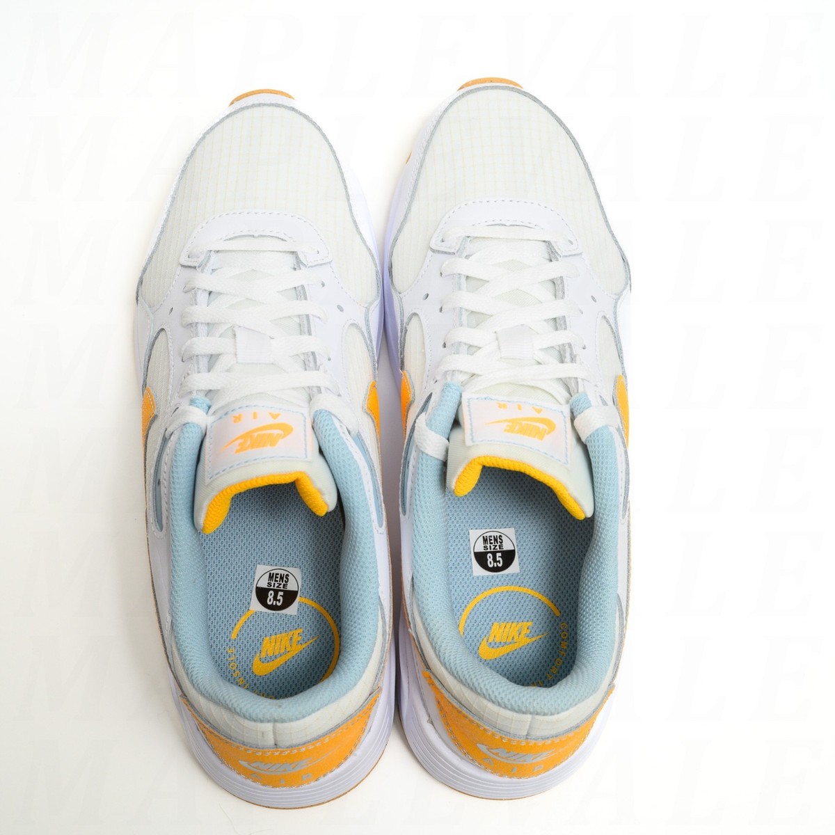 Men\'s Nike Air Max SC White/Yellow/Aqua  (FJ3997 100 ), Sz 8.0 New Casual Style Nike Air Max SC  main image 3
