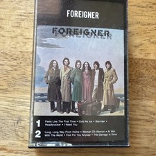 Foreigner Self Titled Cassette Tape Atlantic