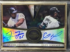 Jimenez, Eloy/Thomas, Frank - 2019 Gold Label - Dual Autograph - 3/5