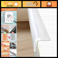 Baby Proofing Edge Protector - 100 Silicone Corner Guards, 16.4ft Safety Strip