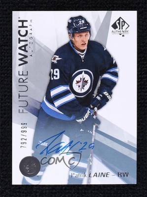 2016-17 SP Authentic Future Watch Auto 792/999 Patrik Laine #147 Auto c6q