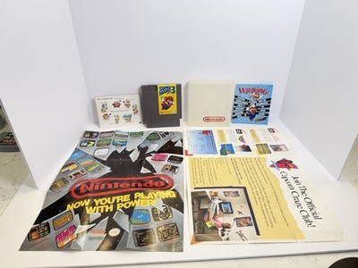 Super Mario Bros. 3 (Nintendo NES, 1990)Tested Working W/ Manual + Case + Poster