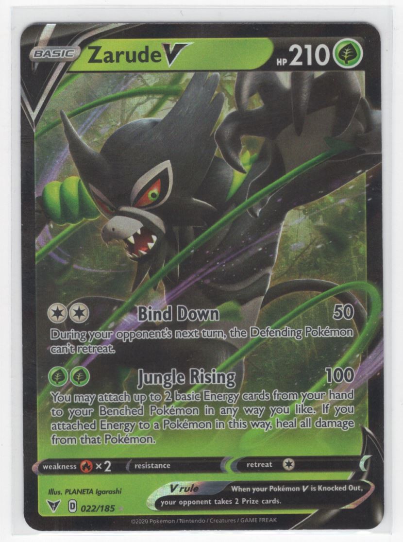#22 Zarude V 2020 Vivid Voltage Rare Holo