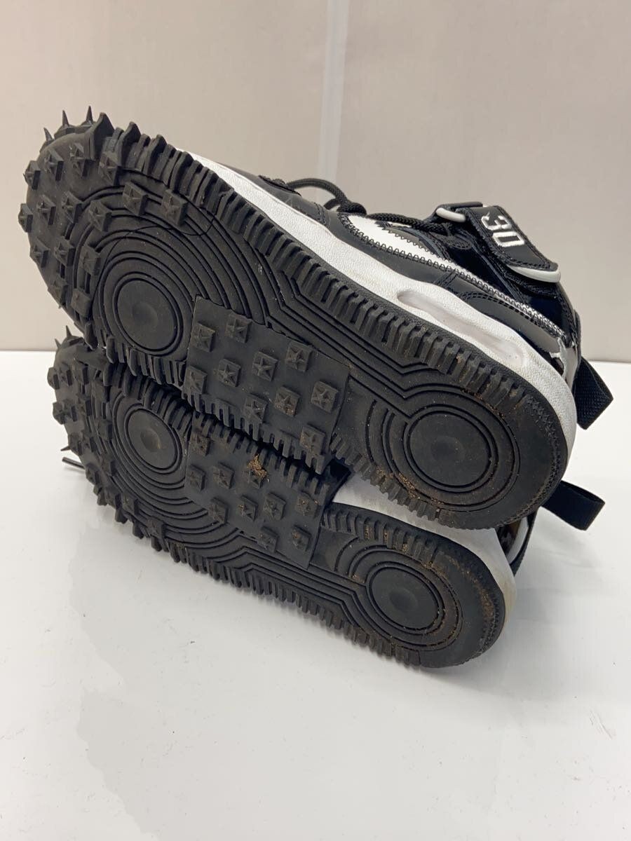 OFF WHITE X NIKE Nike High Top Sneaker Off White X Air Force 1 Mid_Off White Mid 24 cm BLK usate