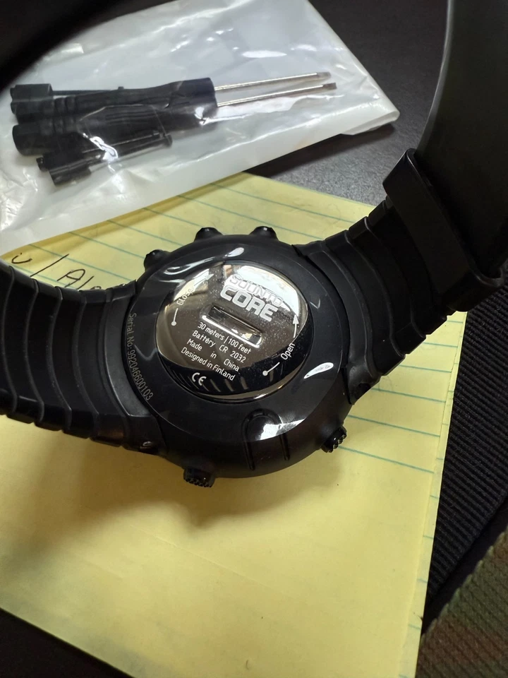 Suunto Core All Black Watch - New and Unused Unit, Extra NATO Straps Included - Image 2 of 3