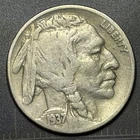 1937-D Buffalo Nickel - VF Details - Circulated - Partial Horn