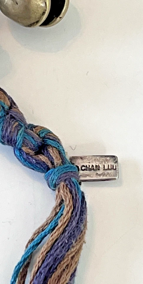 Collar Chan Luu Estilo Tibetano Pequeña Calavera Cristal Borla Foto 4 de 4