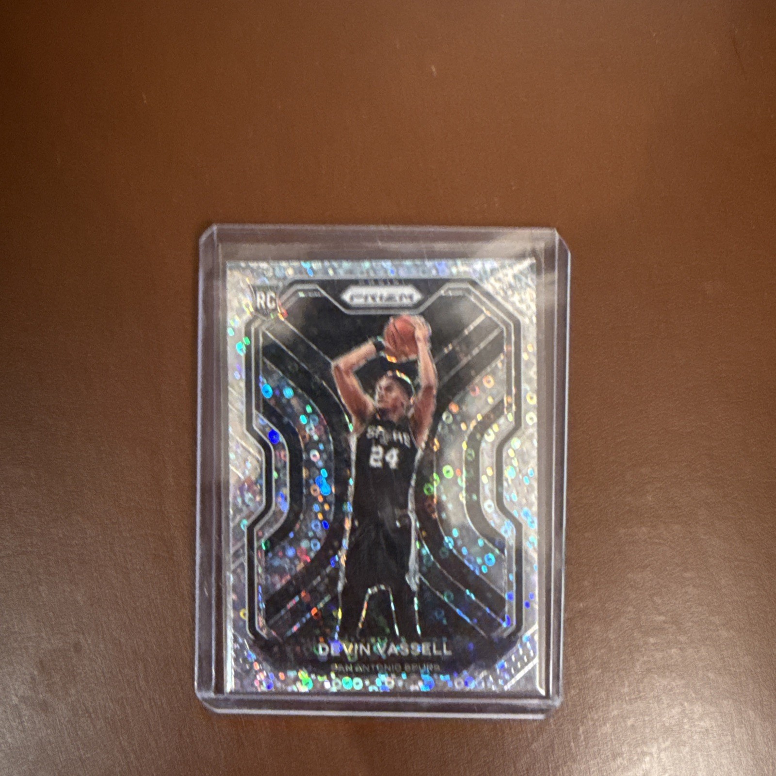 2020 Panini Prizm Devin Vassell Fast Break Disco Rookie Spurs RC