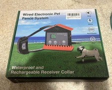 Covono EF250 Wired Underground Pet Fence Waterproof Rechargeable Collar