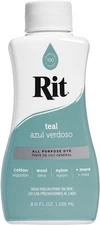 Rit All- Purpose Liquid Dye, 8 Fl Oz, Teal 8 