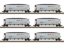 Trix 24911 HO Burlington Northern Santa Fe Coal Hopper Car (Set of 6)