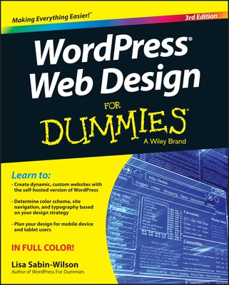 Wordpress Web Design for Dummies - Sabin-Wilson, Lisa - Paperback - Good