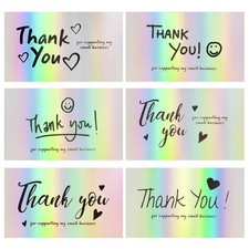 FZR Legend 120Pcs Thank You Cards Small Business, Mini 6 Styles Thank You for...
