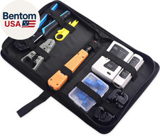 7-In-1 Network Tool Kit with RJ45 Ethernet Crimping Tool, Punch down Device, Pun